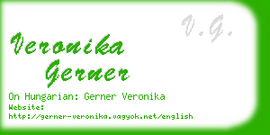 veronika gerner business card